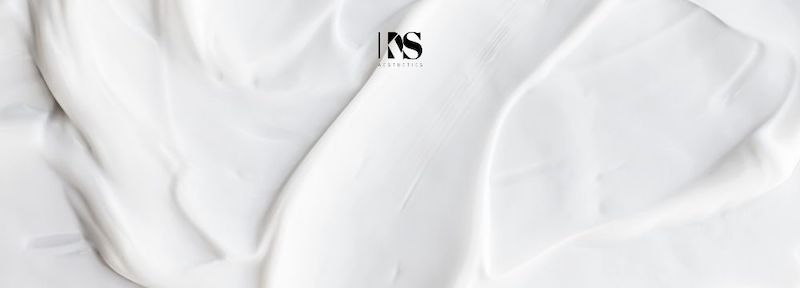 Thick skin cream spread thick to care for winter skin with recommendation from plastic surgery Dr. Karen Szymanski